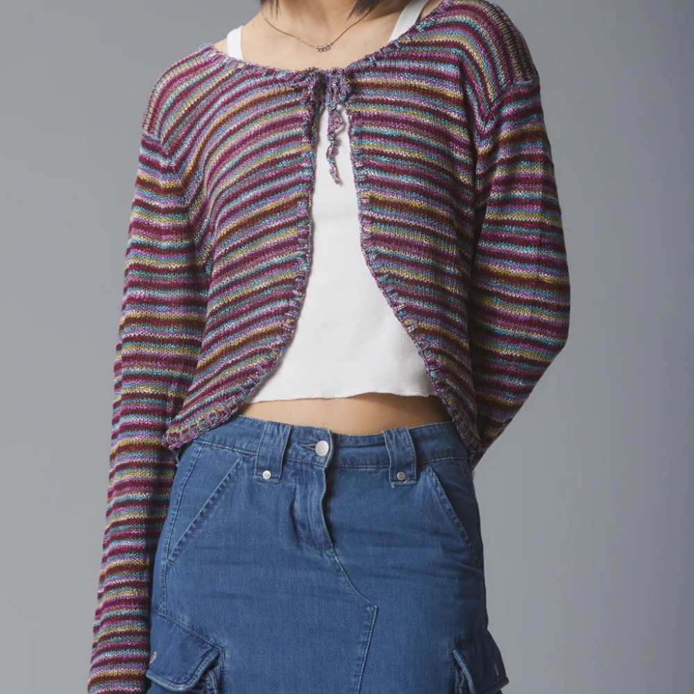 UNIF yum striped cardigan